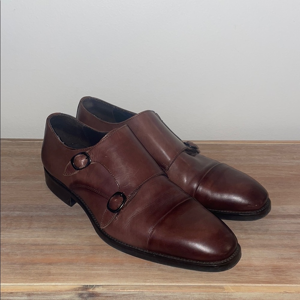 Men's Brown Leather Dress Shoes
